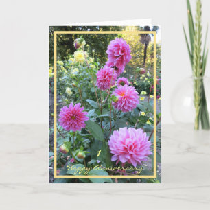 önskemål Chrysanthemum, Bröllop 1:a årsdagen Kort