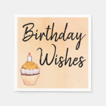 Önskemål Cupkaka Orangen Vattenfärg