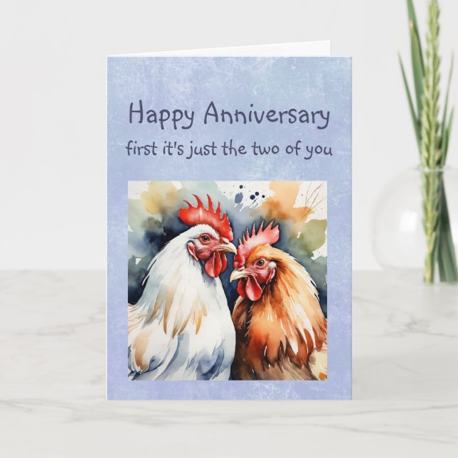 Önskemål Cute Chickens, den berömda Lycklig-årsdag Kort (Framsida)