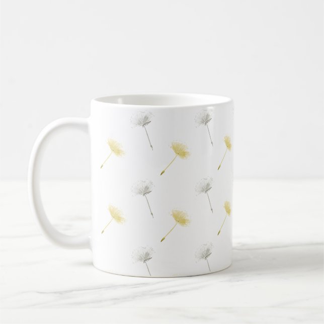 Önskemål Dandelion Flowers Kaffemugg (Vänster)