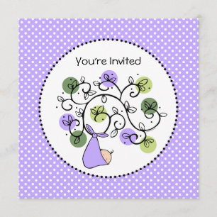 Önskemål Do Kom True Baby Shower-inbjudan Inbjudningar