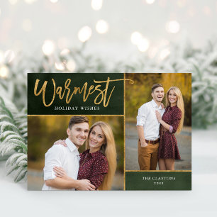 Önskemål Faux Gold Foil 2 Photo (varmstartsfoto) Helgkort