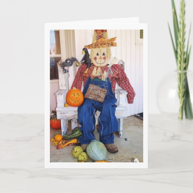 ÖNSKEMÅL FÖR A **HAPPY THANKSGIVING** & **FALL** HELGKORT (Framsida)