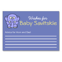 Önskemål för Baby Advice Card