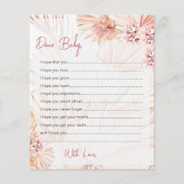 Önskemål för Baby Cards Boho  Shower Sprinkle