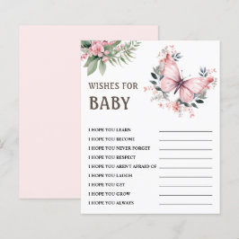 Önskemål för Baby | Game för fjäril Baby Shower
