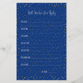 Önskemål för Baby Little Star Baby Shower