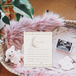 Önskemål för Baby Måne Child | Boho Hippie