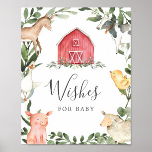 Önskemål för Baby-tecken för barnvisningsprogram f Poster