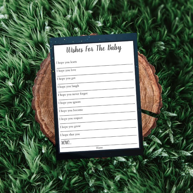 Önskemål för Baby Twinkle Little Star Bear Inbjudningar (Skapare uppladdad)