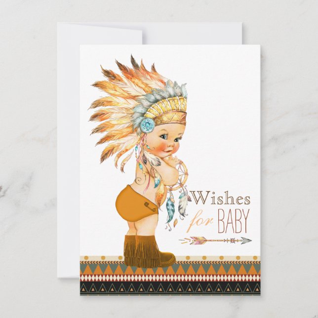 Önskemål för Baby Vild och Free Boy Baby Shower (Framsida)