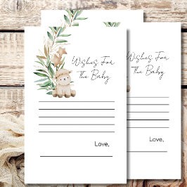 Önskemål för baby-vilt, sött, litet lammgrej