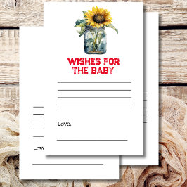 Önskemål för babyduschspel BBQ Baby Shower Theme