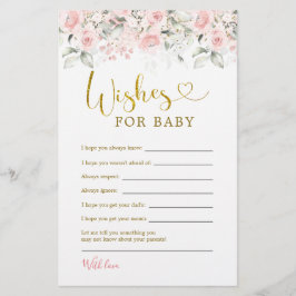 Önskemål för babyskor för  Rosa Blommigt för Baby