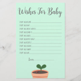 Önskemål för babyvisningsspel för Baby Flyer