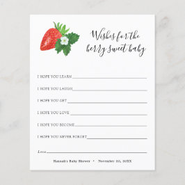 Önskemål för Berry Sweet Baby Card