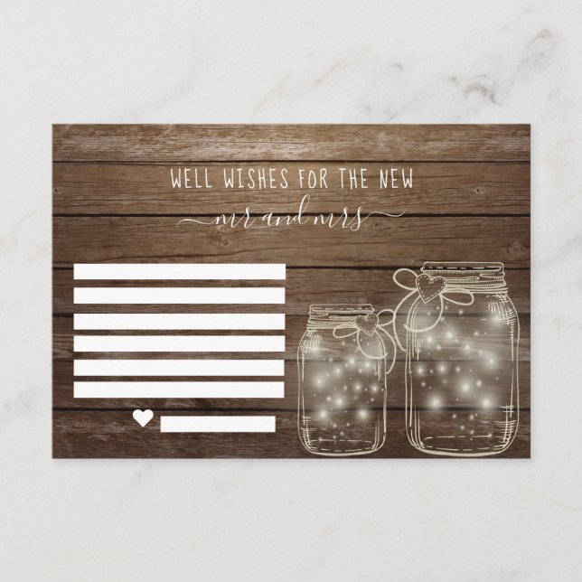 Önskemål för Bride & Groom | Råd Burk (Framsida)