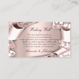 Önskemål för bröllopsinbjudan Ro Visitkort
