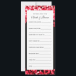 Önskemål för brud och groomröd Ljus Rådkort<br><div class="desc">Mousserande Red Ljus Önskemål för bride and Groom / Newlyed Advice Card / Möhippa Advice Card / Bröllop Advice Card / Bröllop Önskemål-kort - perfekt för möhippor och elegant bröllop.</div>