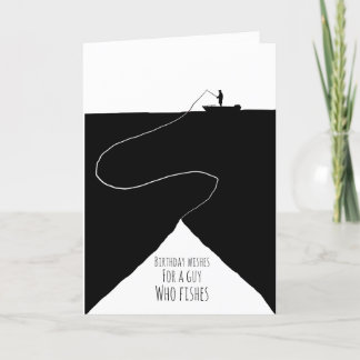 Önskemål för en man som fiskar med mappat kort