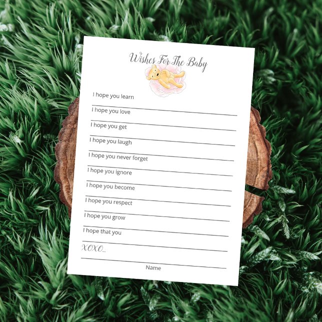 Önskemål för Flicka-Nalle-kortet Program (Skapare uppladdad)