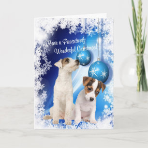 Önskemål för jackRussell jul - skräddarsy det! #2 Helgkort