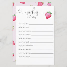 Önskemål för jordgubbsflicka