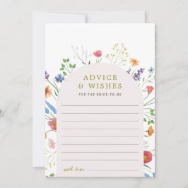 Önskemål för Möhippa av färgämnen för Wildblomma Rådkort