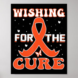 Önskemål för ökad medvetenhet om leukemi-cancer poster