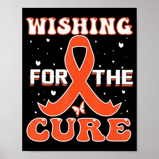 Önskemål för ökad medvetenhet om leukemi-cancer poster (Framsidan)