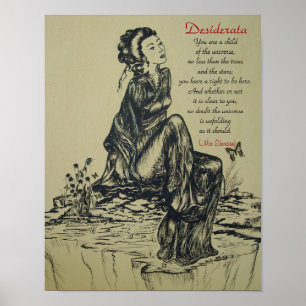 Önskemål för penna och bläck teckning , asiatisk k poster