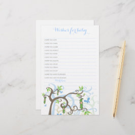 Önskemål för Pojke-ärtor i ett Pod babyvilt