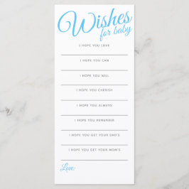 Önskemål för pojke, blått, rand, babydusch