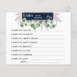 Önskemål för snart att bli mrs Pampas Grass Shower Flygblad