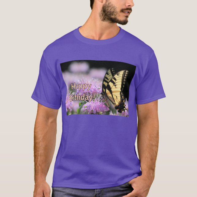 Önskemål för svensk fjäril t shirt (Framsida)