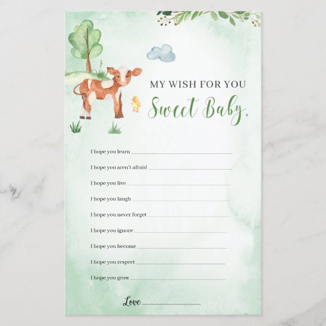 Önskemål för temat baby-boskap (Framsida)