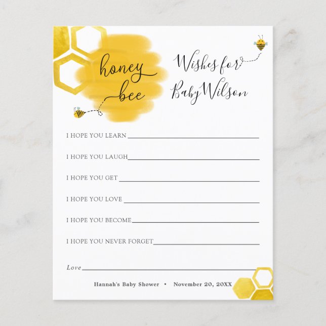 Önskemål för vår honungsbisusslare (Framsida)