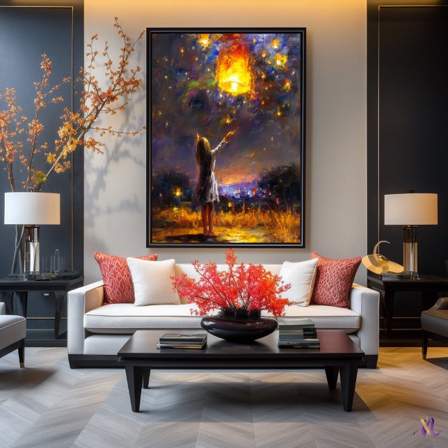 Önskemål i Himmel Lantern drömmer uttryckligt Poster (Skapare uppladdad)