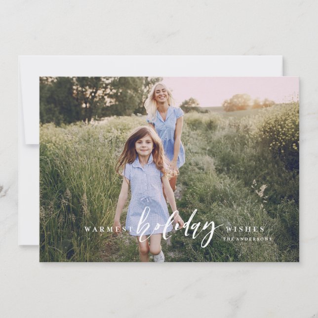 Önskemål julkort i  varmaste Helgdag (Framsida)