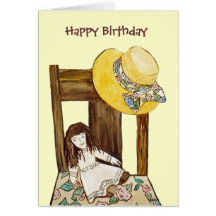 Önskemål Kom True Birday Card Hälsningskort