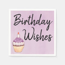 Önskemål Lila Cupcoa Watercolor