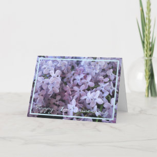 önskemål Lilac-Eleganten på årsdagen Bröllop Kort