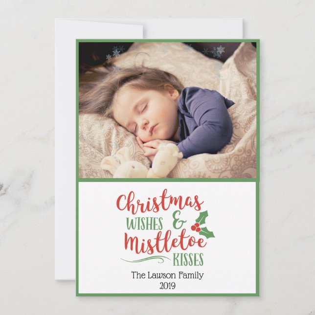 Önskemål och Mistletoe Kisses Photo (Framsida)