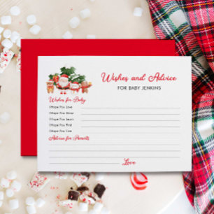 Önskemål och råd: Santa Baby Shower Vykort