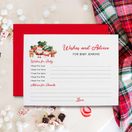 Önskemål och råd: Santa Baby Shower Vykort