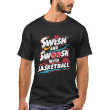 Önskemål och svavel med basketboll, sport T-Shirts