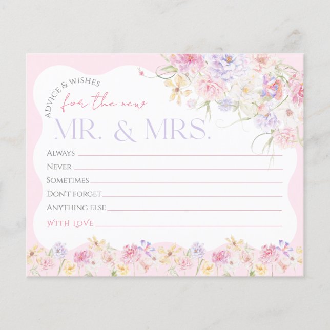 Önskemål om blommiga moderna Vågigt Möhippa (Framsida)