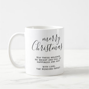 Önskemålen Svartvit God jul Kaffemugg