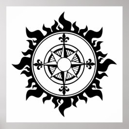 Önskemålet är att utforska världen poster