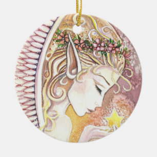 Önskestjärna Ängel Ornament